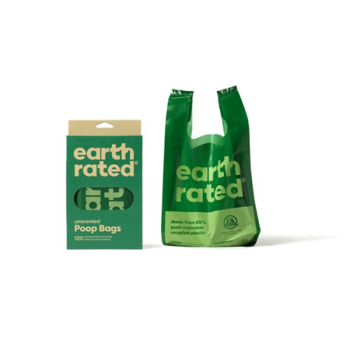Earth Rated Poop Bags Tie-Handled 120 Unscented